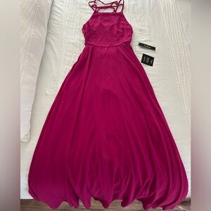 Lulu's Maxi Magenta Dress